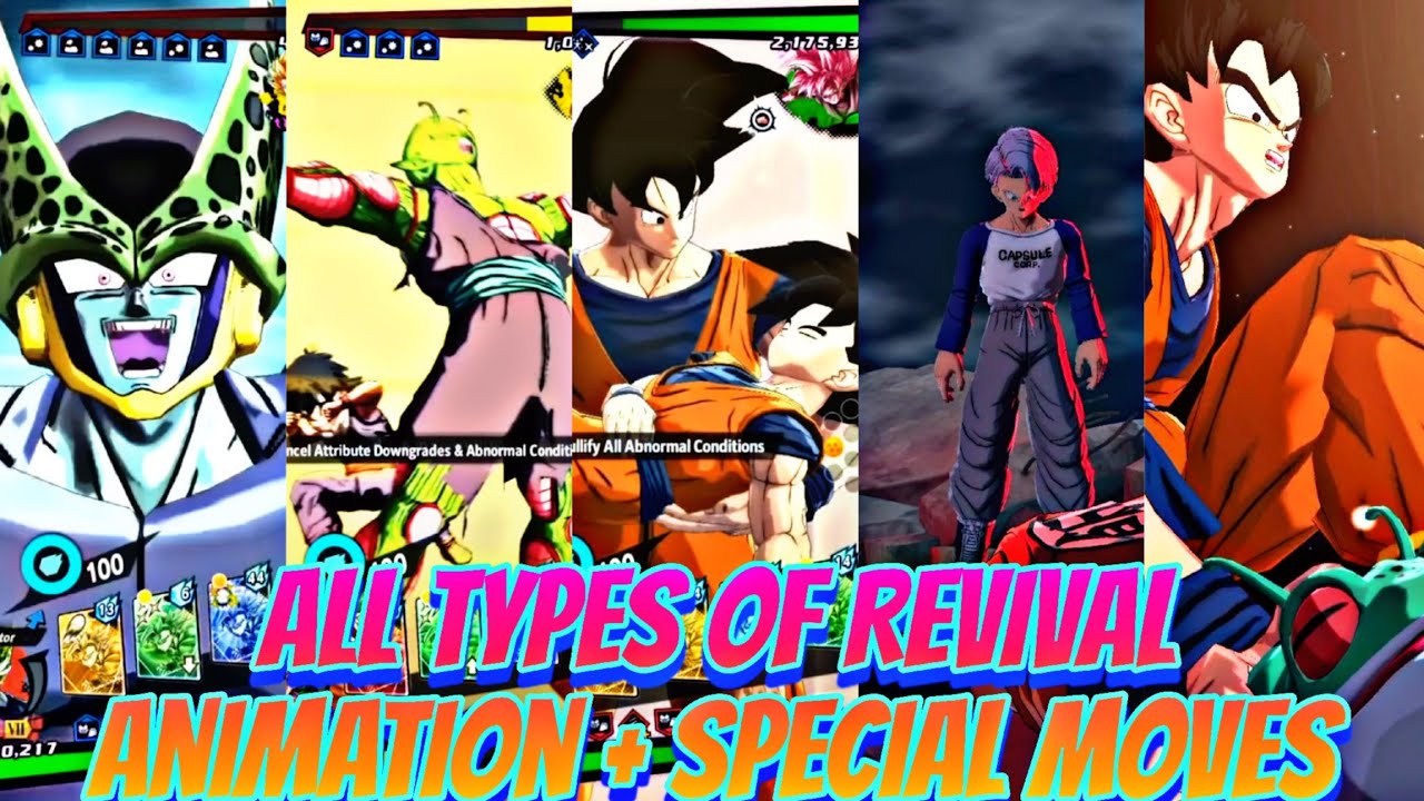 All Revival (Revive, Succession, Chance) Characters - Revival Animation + Special Move 🔥 DB Legends