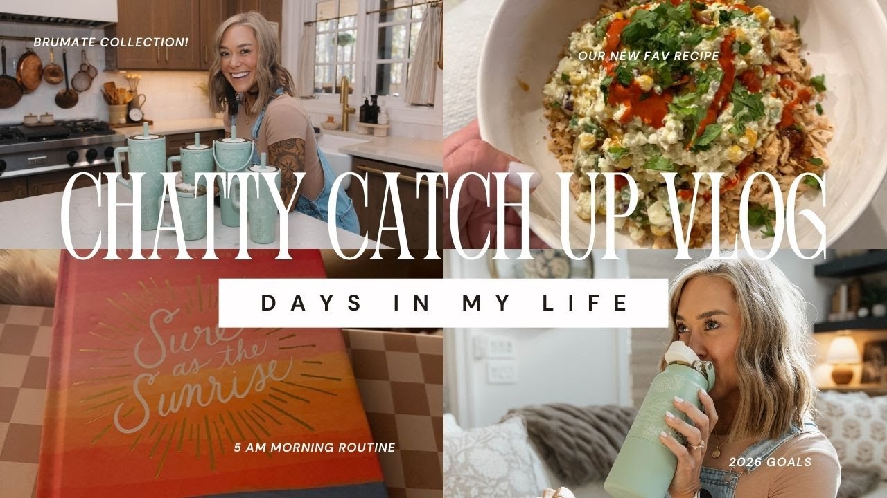 DAYS IN MY LIFE: my 3rd Brumate collection, 5 AM goals, new year emotions/perspective, a fave meal!