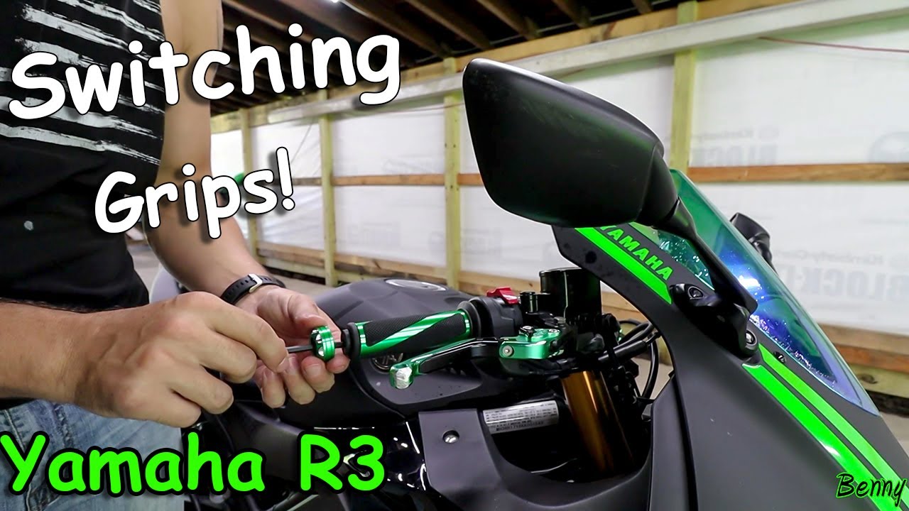 Changing Grips on a 2019 Yamaha R3