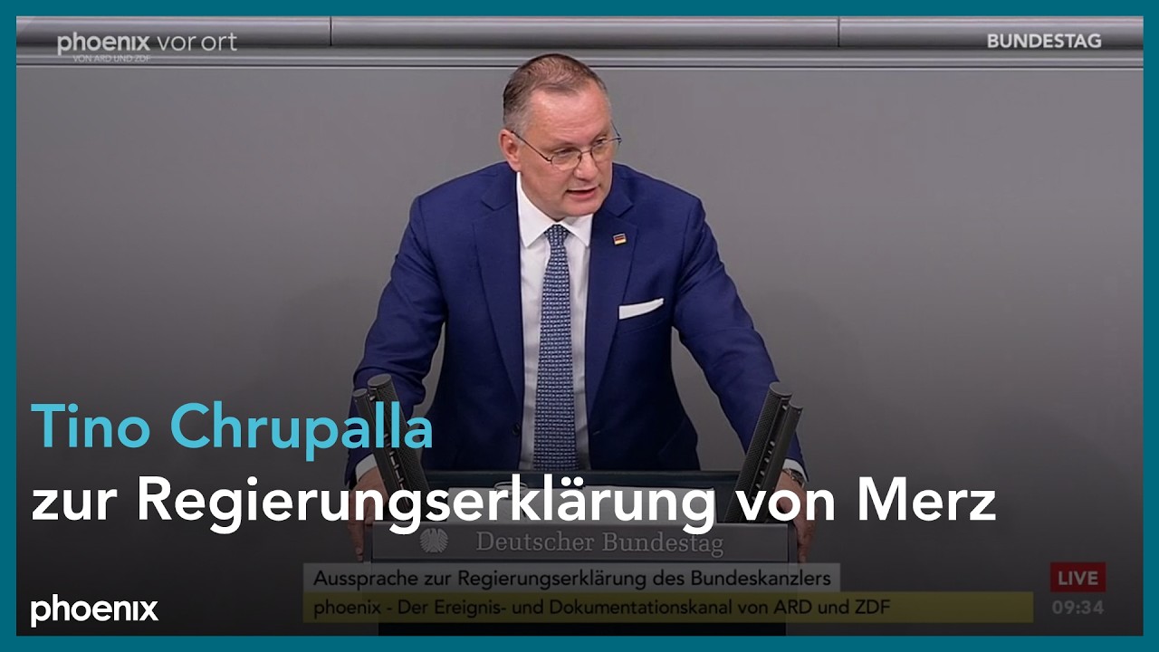 Tino Chrupalla zur Regierungserkl&auml;rung von Friedrich Merz zur aktuellen politischen Lage | 09.07.26