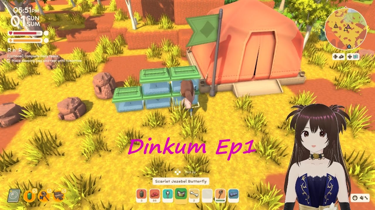 Strawberry Plays Dinkum Ep 1: Starting a New Town