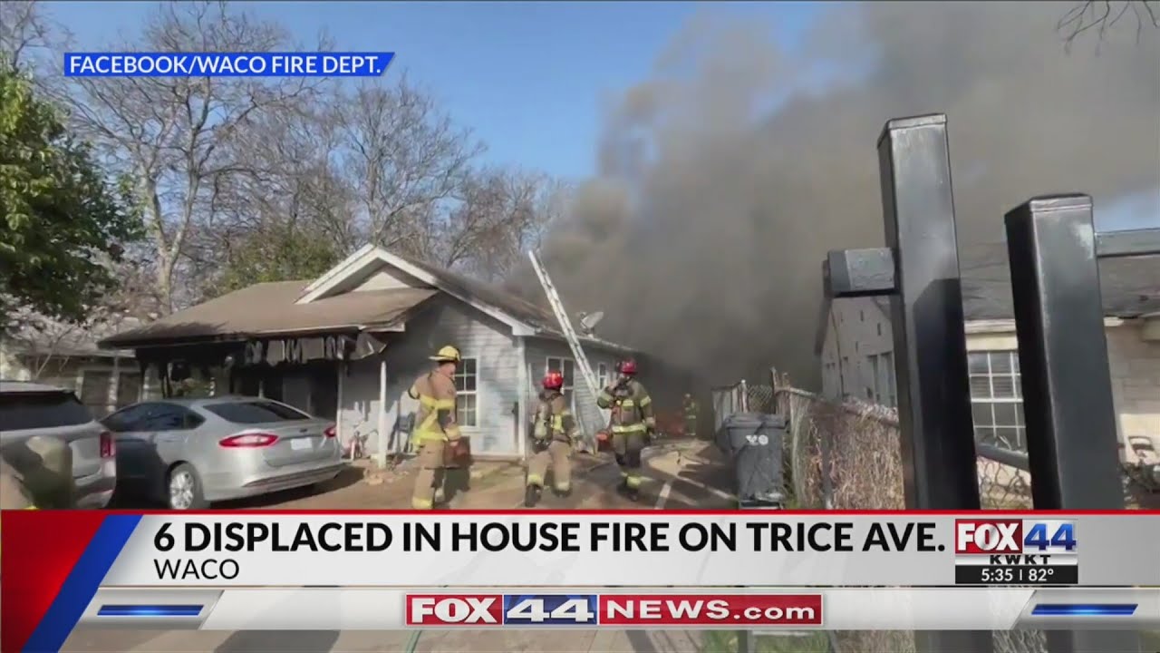 Fire heavily damages house on 23rd Street in Waco