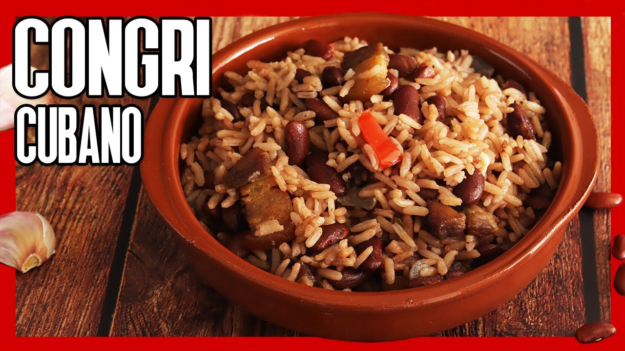 😋 Cómo Hacer ARROZ CONGRI CUBANO ► Receta de Congris Tradicional