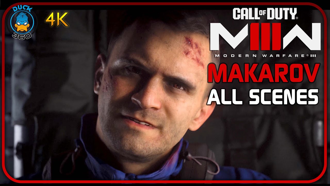 CoD MW3 (2023) All Makarov Scenes [PS5 4K]