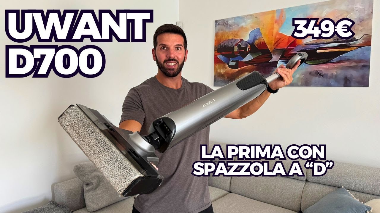 LA NUOVA SPAZZOLA DI UWANT D700 CAMBIA TUTTO !! MEGLIO DI MOVA, DREAME E TINECO ??