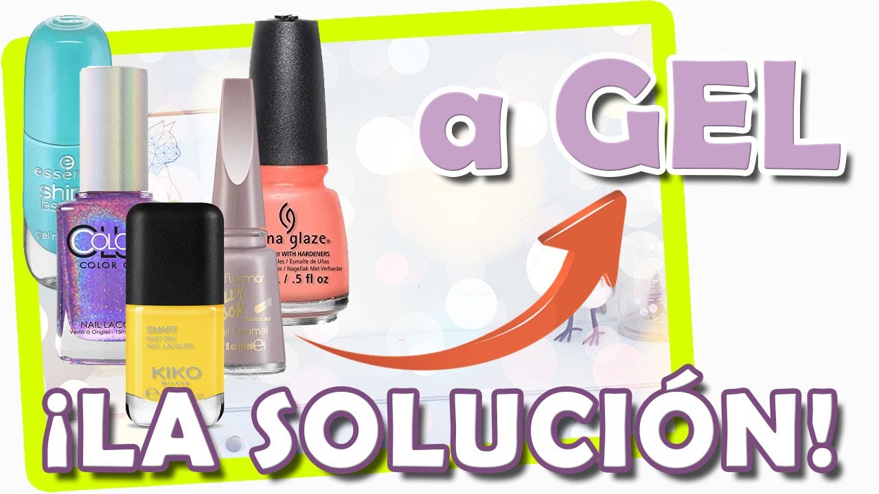 💥 Cómo convertir un ESMALTE normal semipermanente (GEL) 💥 | En 3 pasos y desde casa!