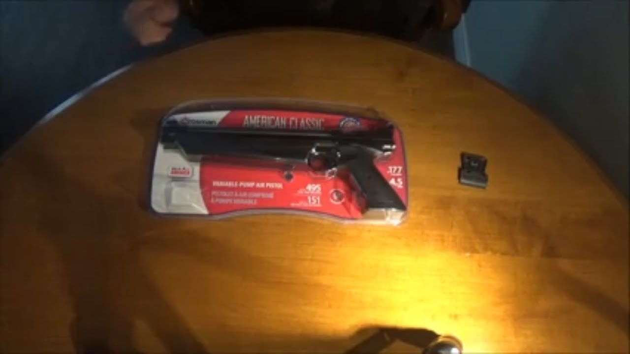 Crosman 1377 Unboxing And Chrony Test