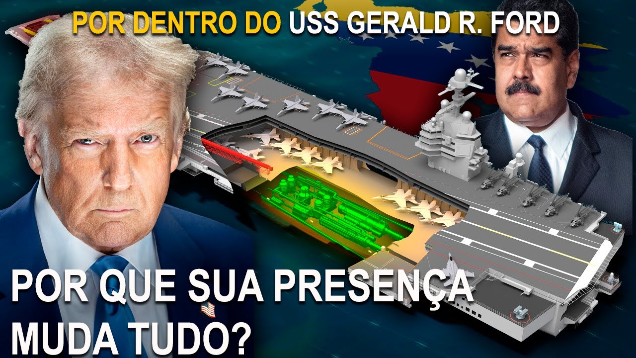 Por que Trump enviou o mais avançado Porta-Aviões do mundo para a Venezuela?