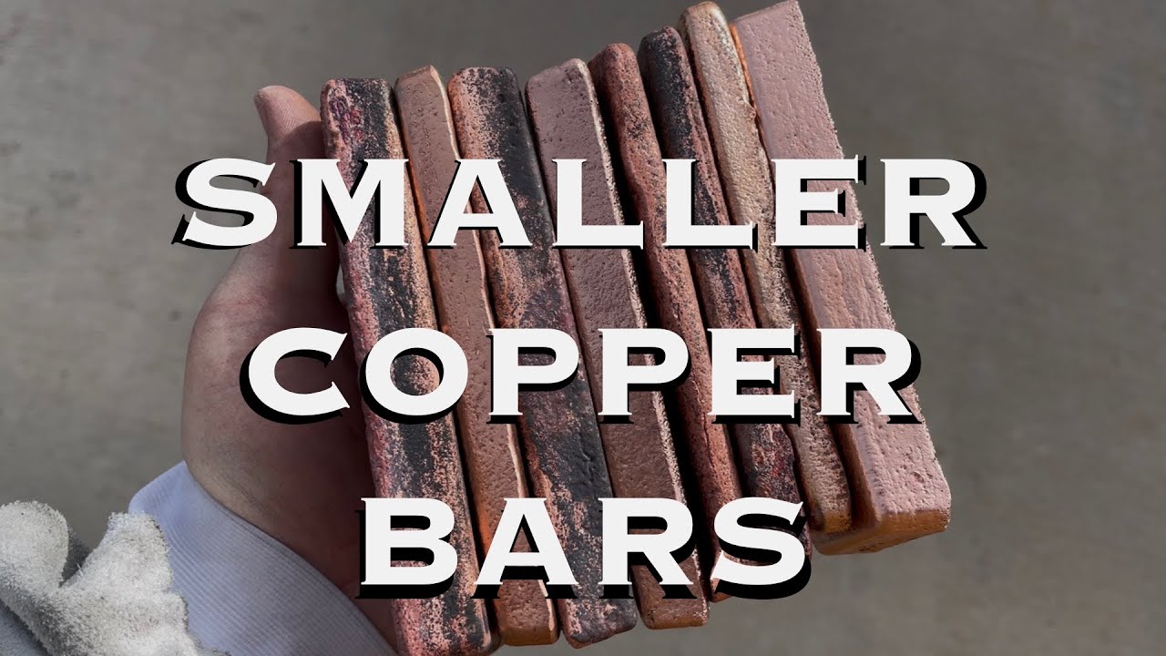 Melting Scrap Copper Into Bullions!