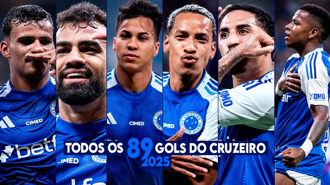 TODOS os 89 GOLS do CRUZEIRO no ANO de 2025!
