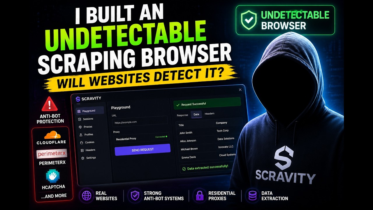 I Built an Undetectable Scraping Browser &mdash; Will Websites Detect It?