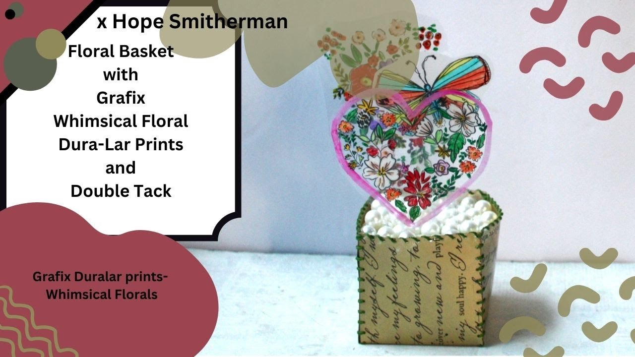 Flower Box with Grafix Dura-Lar Prints and Double Tack