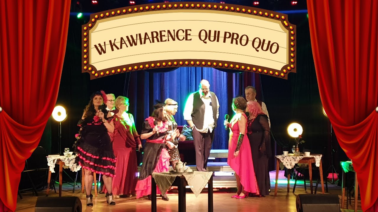 Wiecznie młoda sztuka - Światowy Dzień Teatru „W kawiarence Qui Pro Quo” - Ostrzeszów