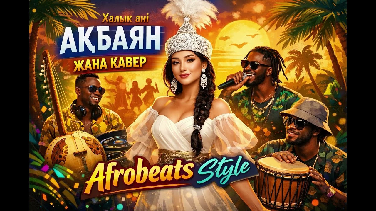 Халық әні Ақбаян - Жаңа Кавер / Afrobeats style (AI)