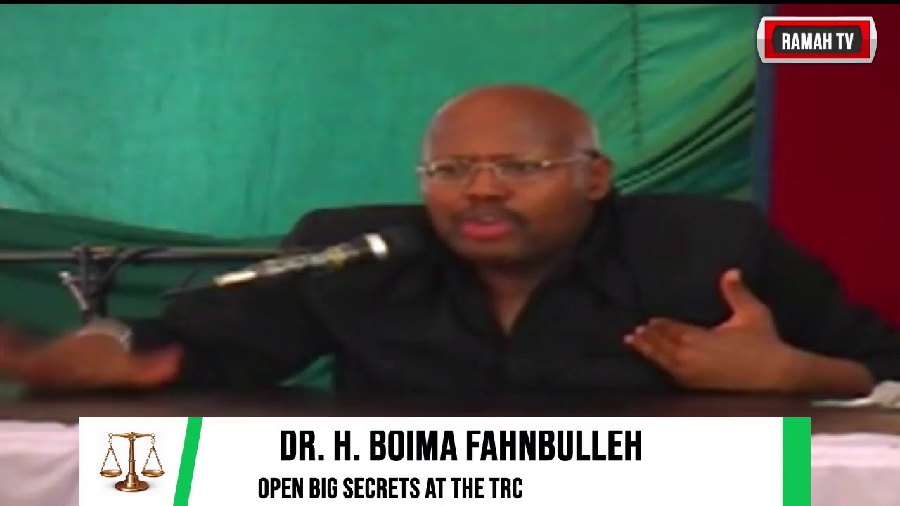 DR. H. BOIMA FAHNBULLEH -OPEN UP BIG SECRETS INSIDE LIBERIA'S PALAVA