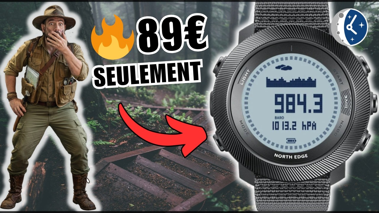 Cette NorthEdge à 80€ RIDICULISE les MONTRES CONNECTÉES bien plus chères !
