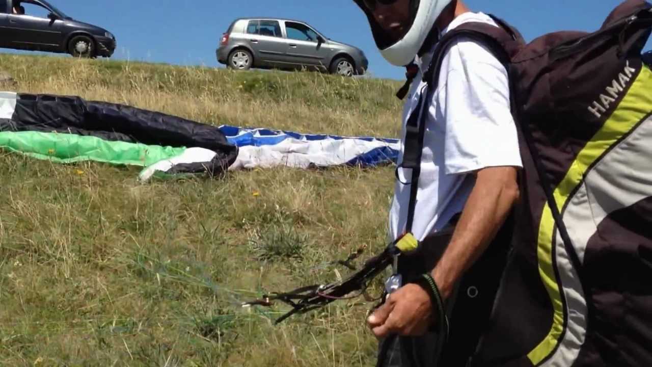 Inflado de Parapente