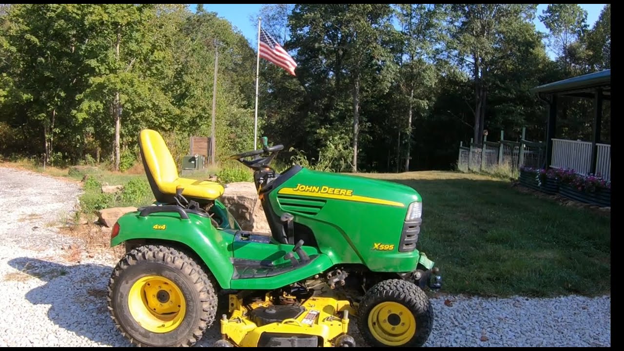 John Deere X595 Diesel Garden Tractor Service