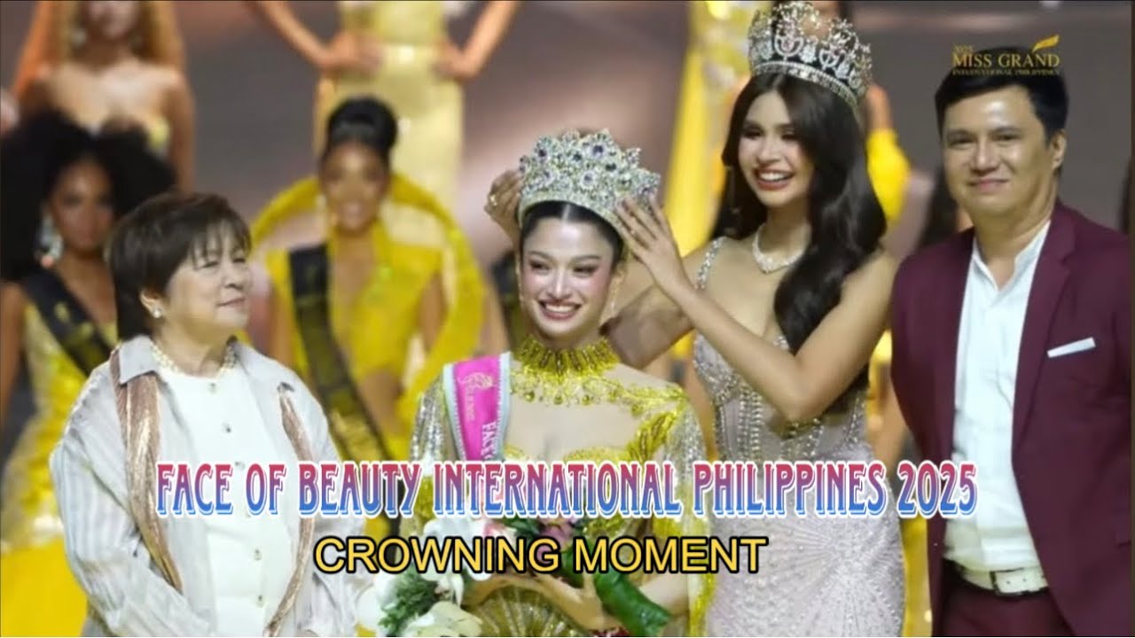 FACE OF BEAUTY INTERNATIONAL PHILIPPINES 2025 | NIKKI BUENAFE | CROWNING MOMENT