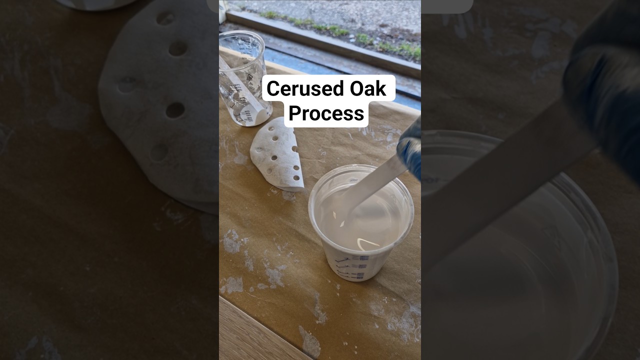 Cerused Oak Process.