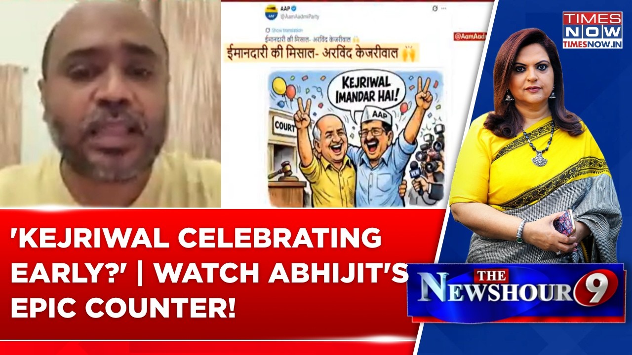 Liquorgate: BJP Panelist Says 'Kejriwal Celebrating Too Early?' Abhijit Iyer-Mitra Fires Back |Watch