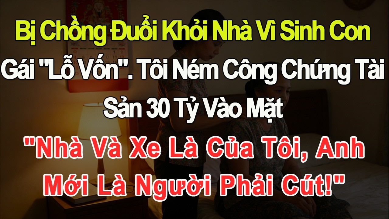 Bị chồng đuổi vì sinh con gái 
