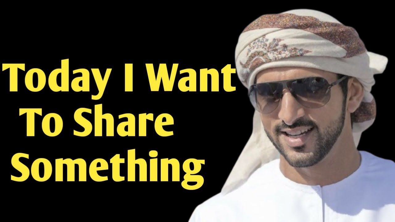 Today I Want To Share Something | Fazza Prince Of Dubai | #Fazza