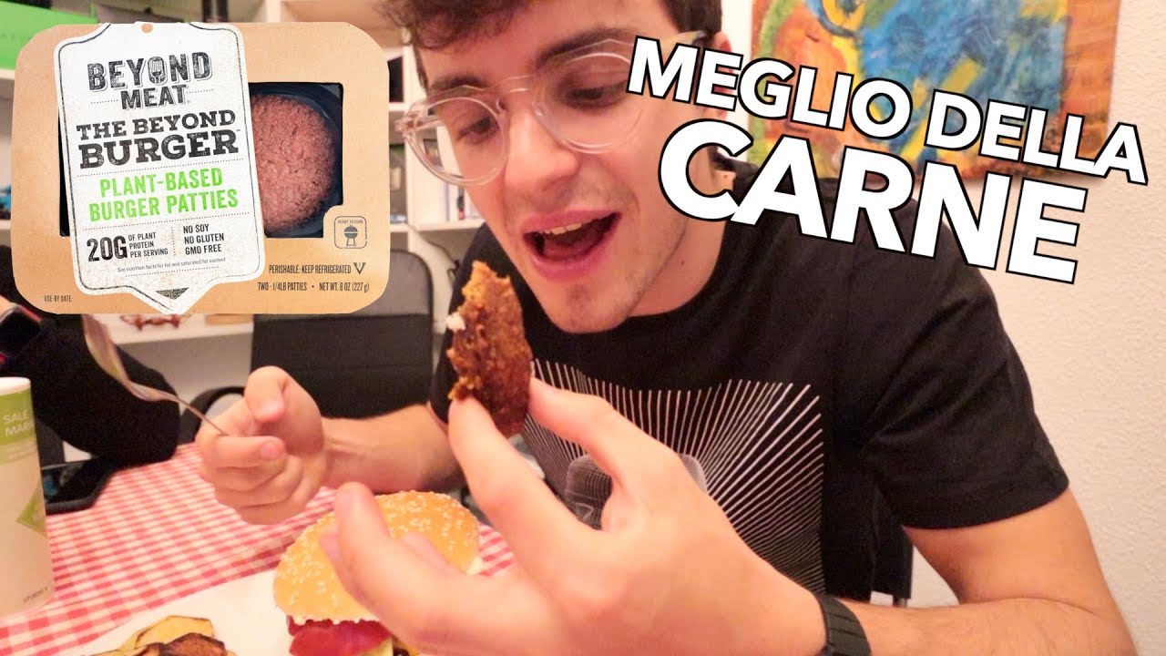 Provo l'hamburger VEGANO del FUTURO: MEGLIO DELLA CARNE!