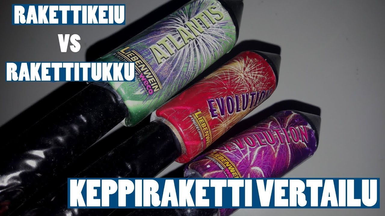 Rakettitukun keppiraketti vs rakettikeiun keppiraketti
