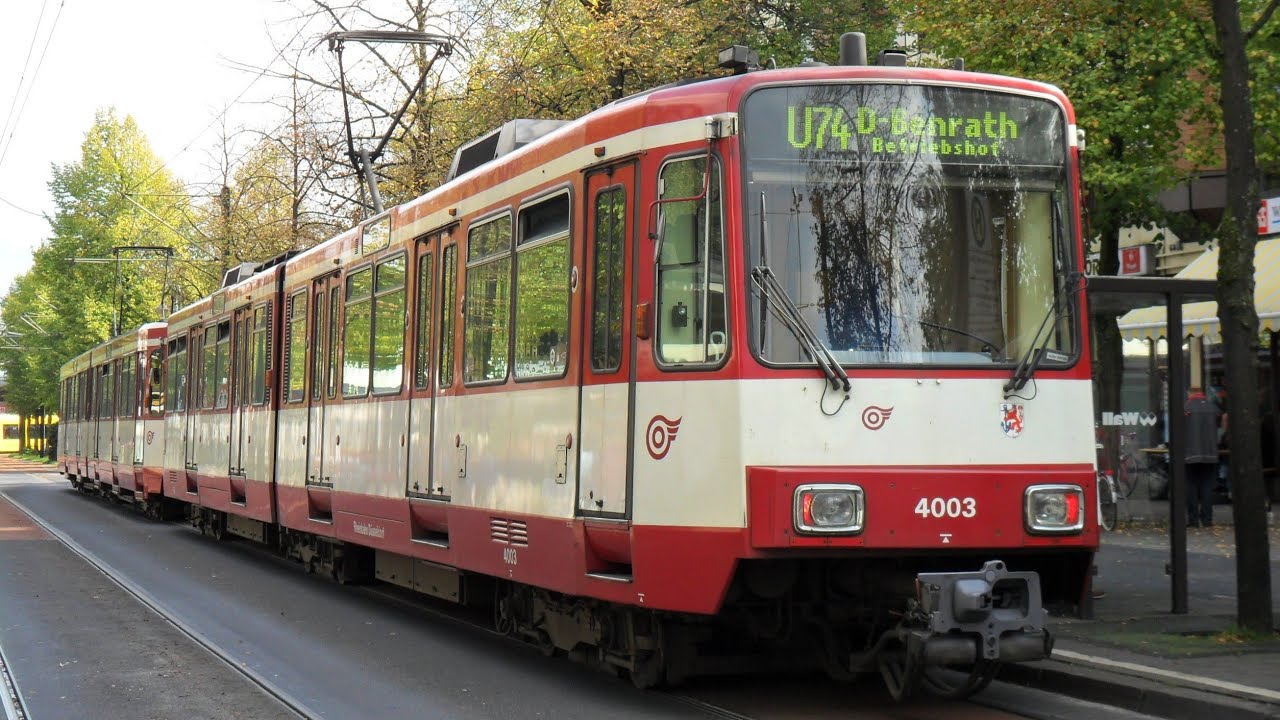 [Sound] Stadtbahn Duewag/Kiepe B80D | #4003 | Rheinbahn AG Düsseldorf