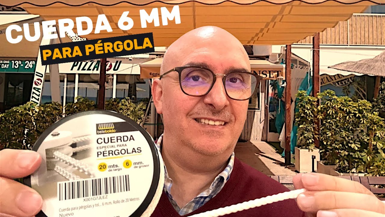 Cuerda para pérgola | Resistente, 6 mm, uso profesional