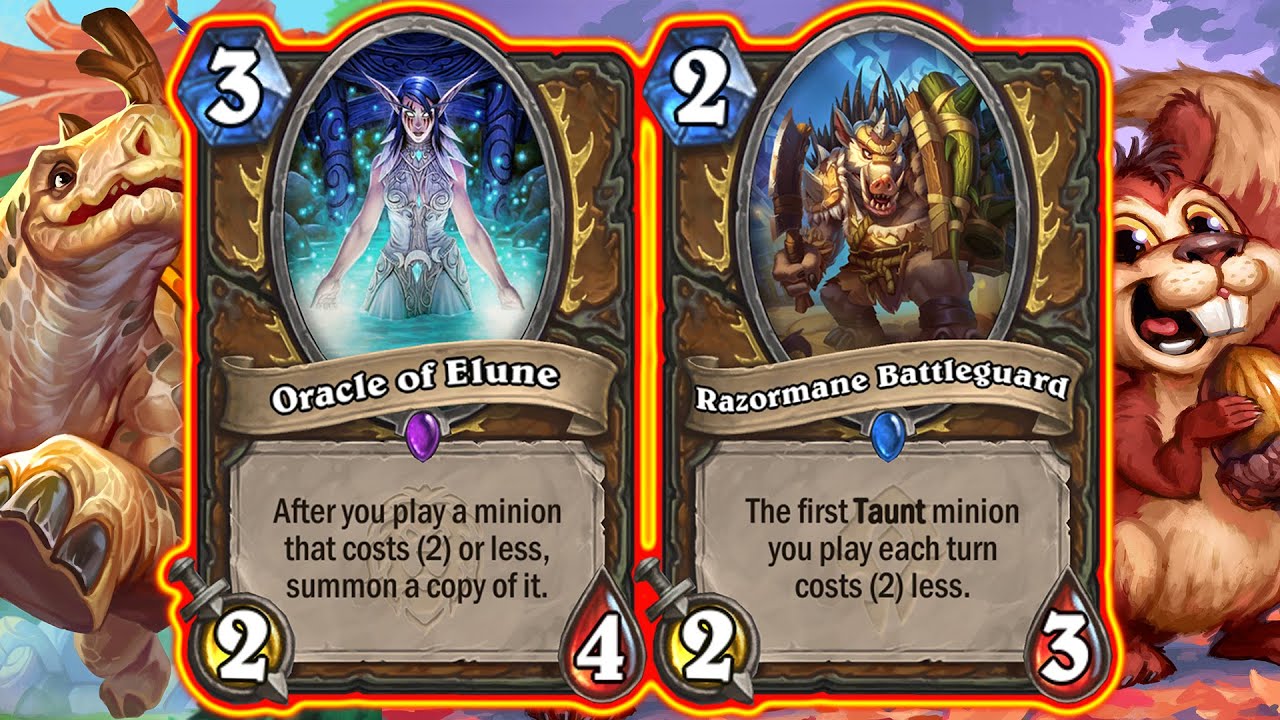 How Broken Is Oracle of Elune In Token Taunt Druid? United in Stormwind New Decks | Hearthstone