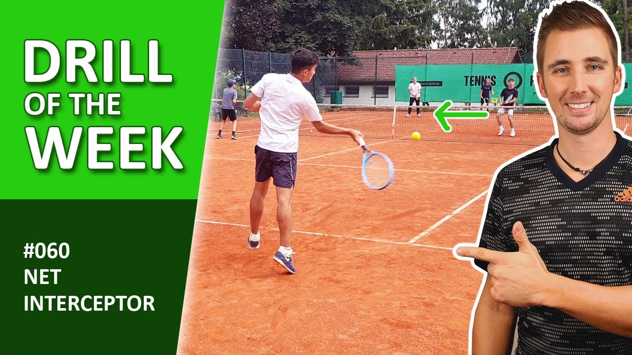 Excellent Tennis Doubles Tactics Drill For Net Player 