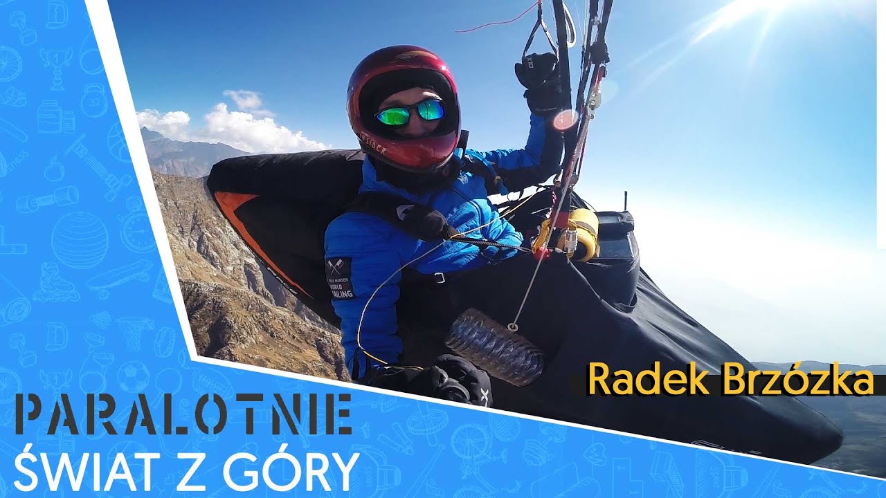 Z lotu ptaka, czyli o paralotniach z Radkiem Brzózką
