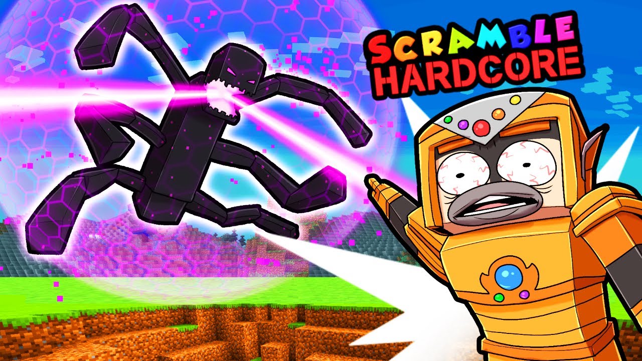 Endgame LEVEL Boss in Scramble HARDCORE! (Minecraft)