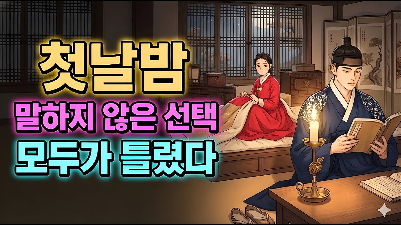 첫날밤, 열셋 신부 앞에서 등을 돌린 신랑… 모두가 오해한 그 장면 | 야담 | 조선야담 | 민담 | 설화 | 전래동화 | 오디오북