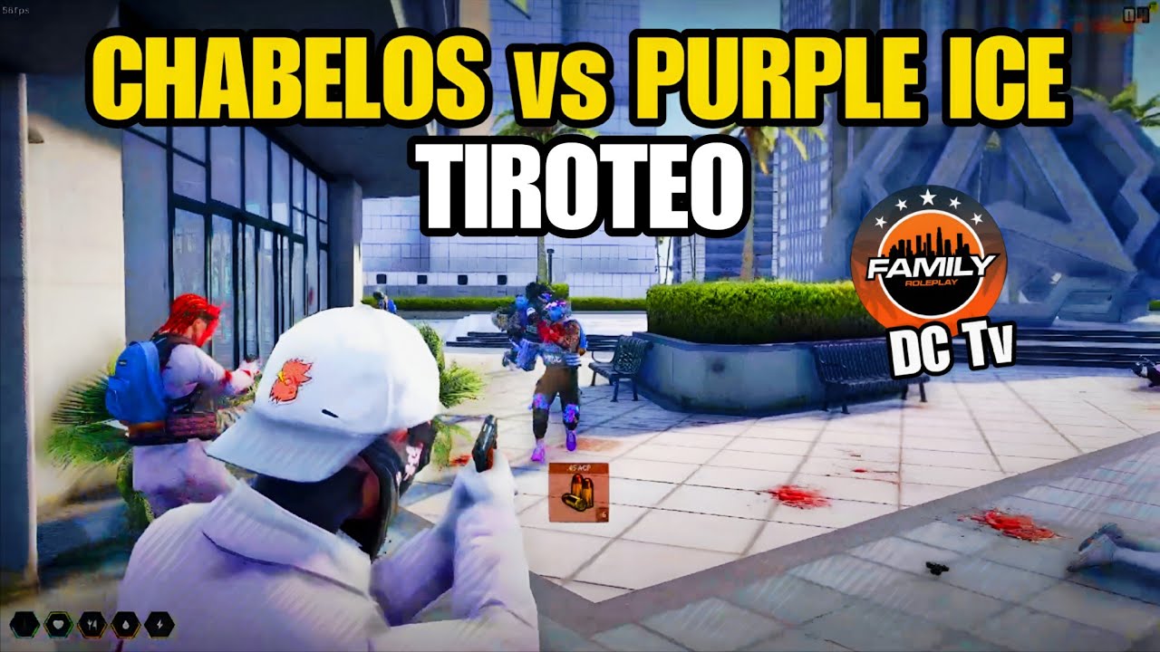 CHABELOS vs PURPLE ICE TIROTEO VARIAS PERSPECTIVAS FAMILY RP 