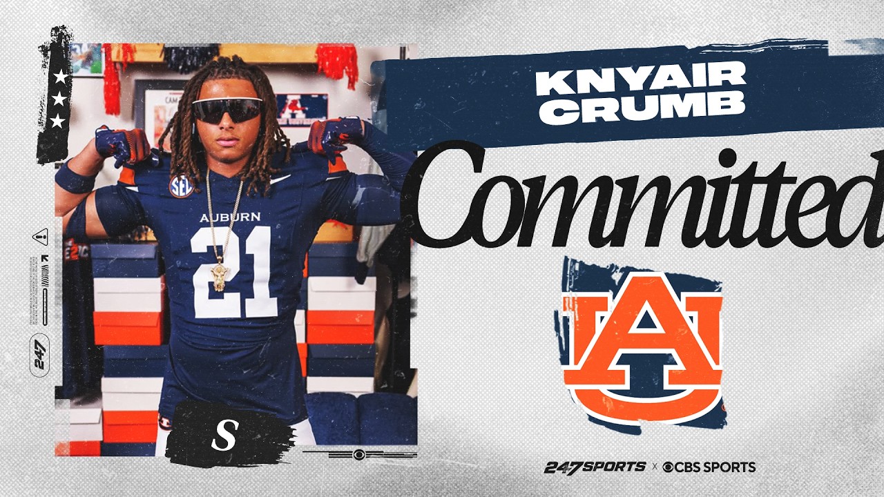 BREAKING: S Knyair Crumb Commits to Auburn | No. 3 Safety in Maryland