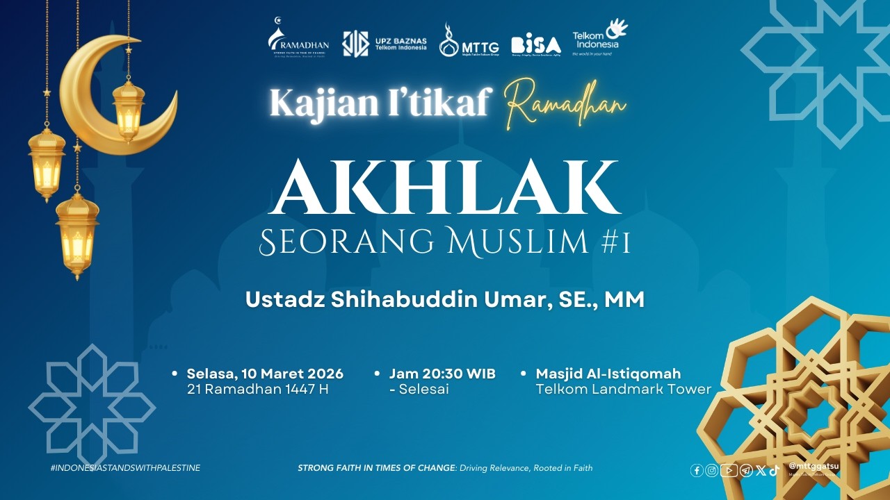 💻 [LIVE NOW]: KAJIAN I'TIKAF RAMADHAN 👤 Bersama: USTADZ SHIHABUDDIN UMAR, SE., MM