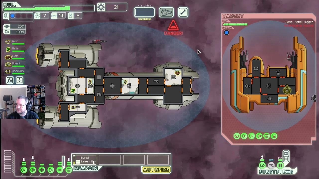 Trying out some new ships and using giant lasers! [FTL]