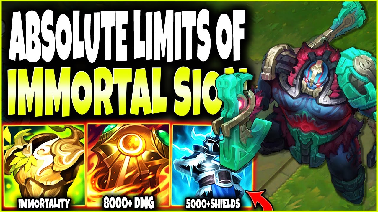 Testing the ABSOLUTE LIMITS of IMMORTAL Sion Jungle Build 🔥