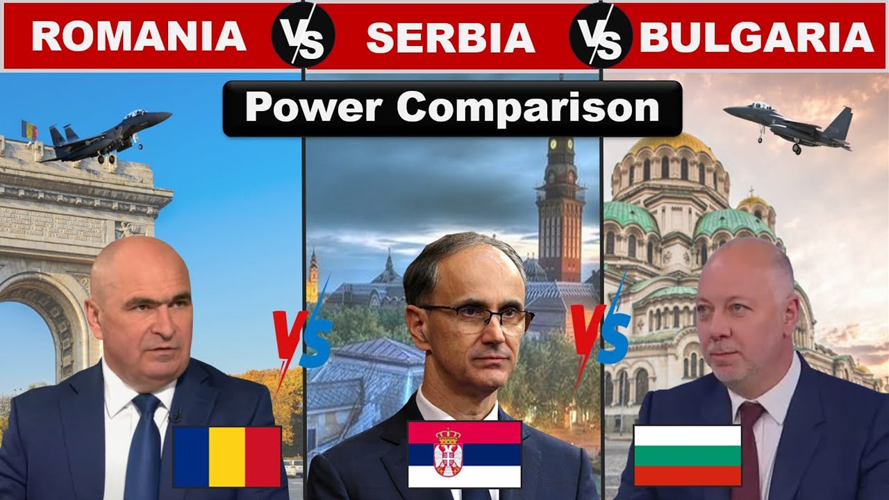 Romania vs Serbia vs Bulgaria Military Power Comparison 2025