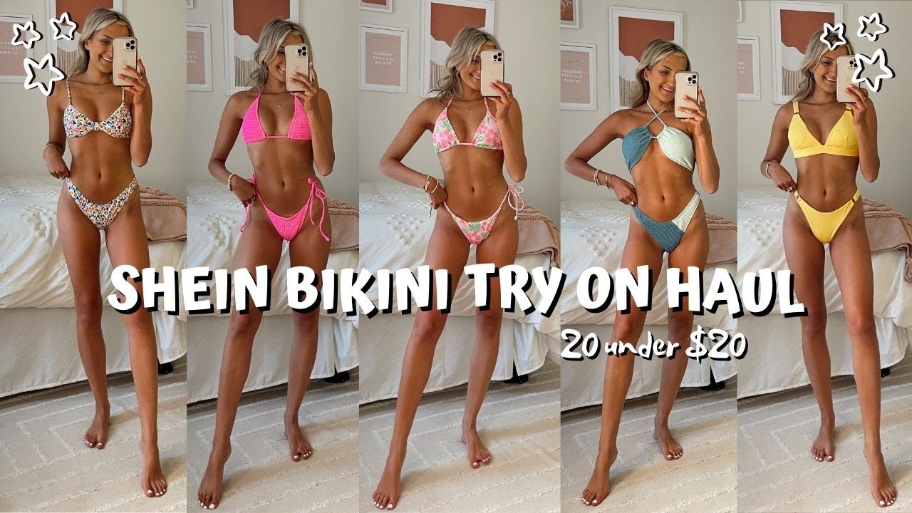 SHEIN BIKINI TRY ON HAUL SUMMER 2022 // testing 20 bikinis under $20
