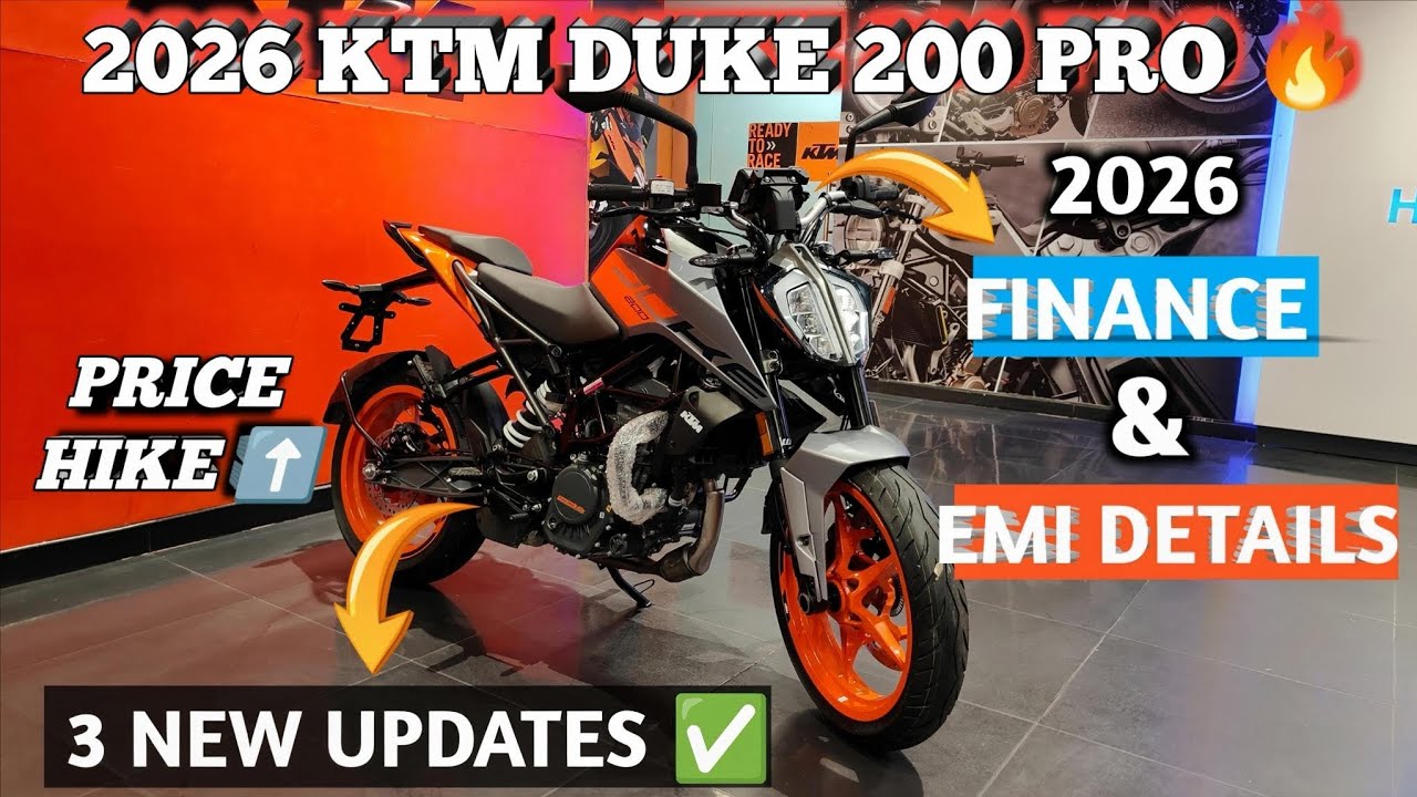 "2026 KTM Duke 200 PRO is HERE! 😱 3 New Updates, Finance Details: Downpaymet, EMI & New Price Update
