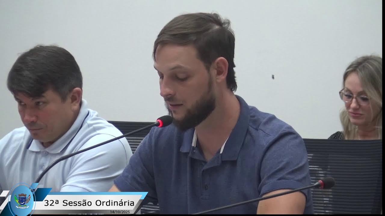 32ª Sessão Ordinária  da  Câmara Municipal de Álvares Machado - SP