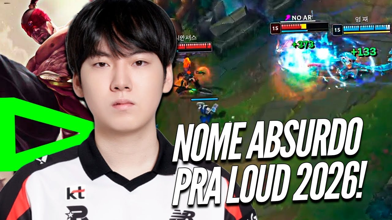 NOVO JG da LOUD para o CBLOL 2026?? YOUNGJAE DOMINANDO o JOGO de LEE SIN