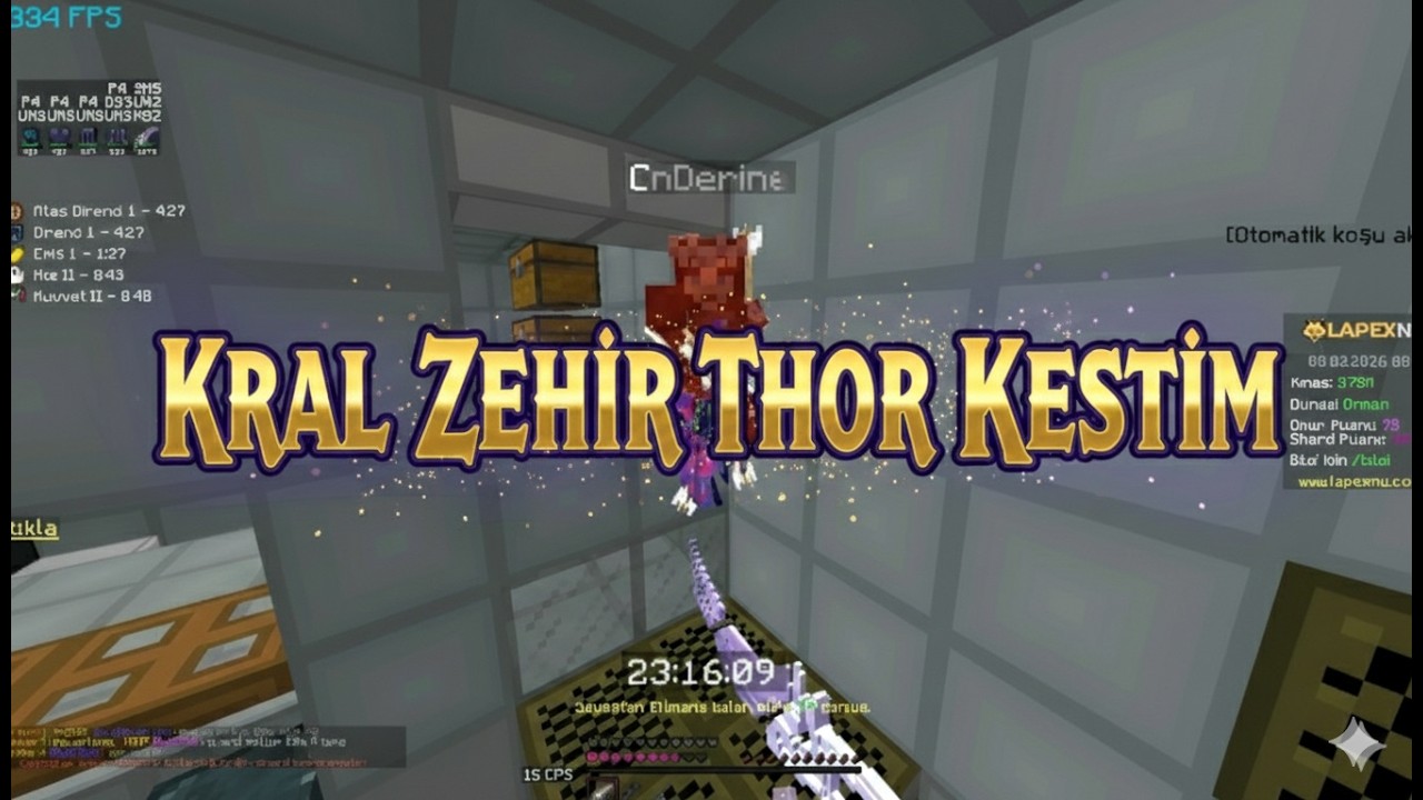 KRAL ZEHİR THOR KESTİM ! LAPEX PVP