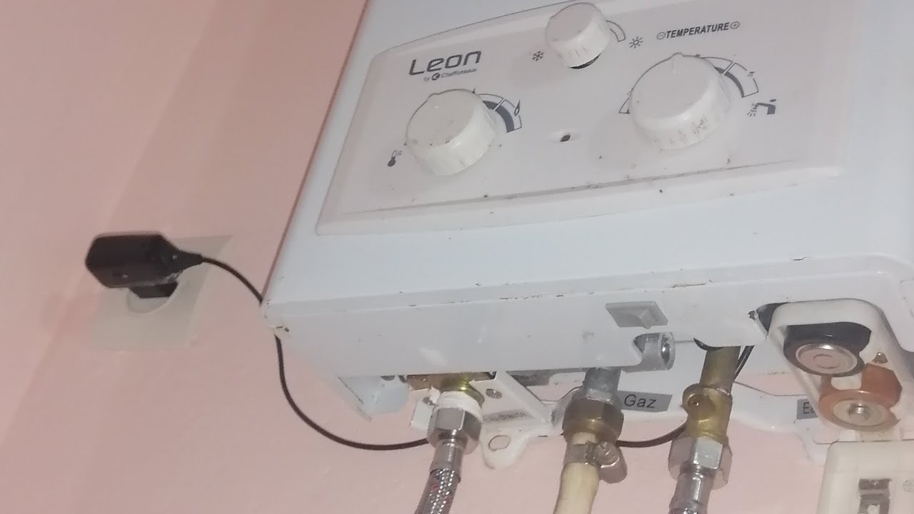Comment utiliser un chauffe-eau sans batterie إستعمال سخان الماء بدون بطارية