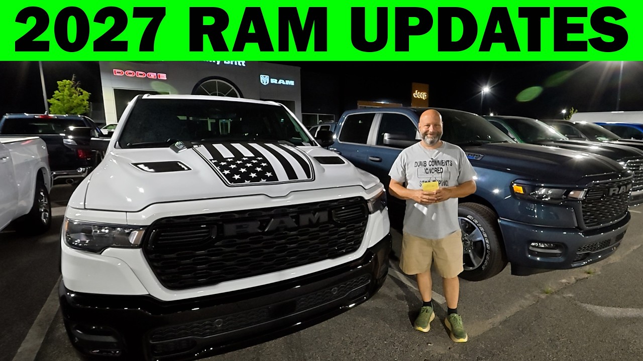 Обновления и изменения в RAM 1500 2027 модельного года