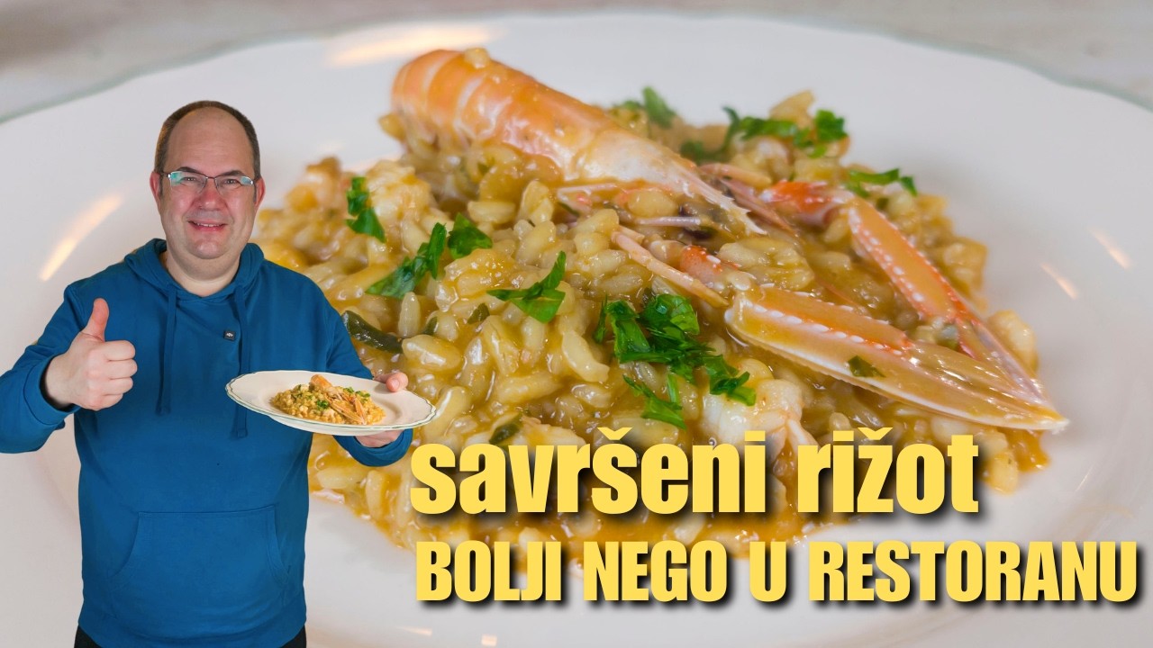 Pravi dalmatinski rižot od ŠKAMPI – Stari recept iz Obiteljske kužine 🥘